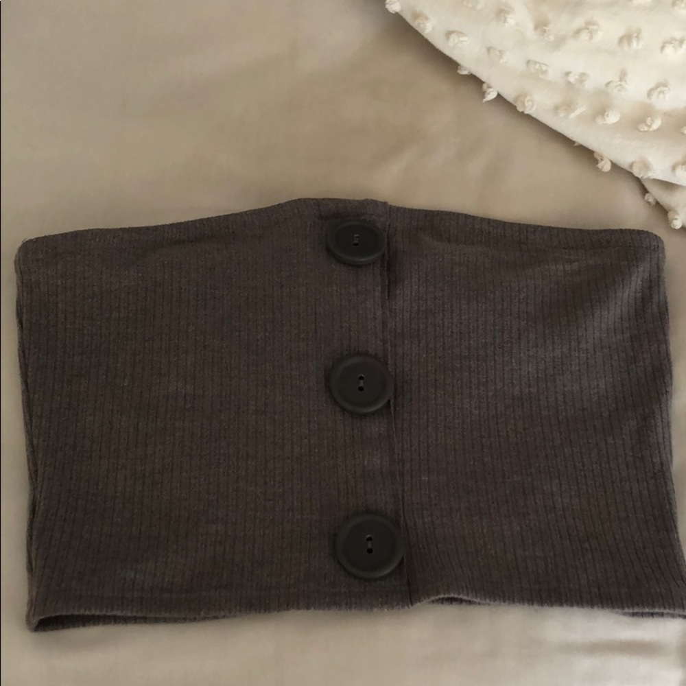 urban outfitters cropped tube top